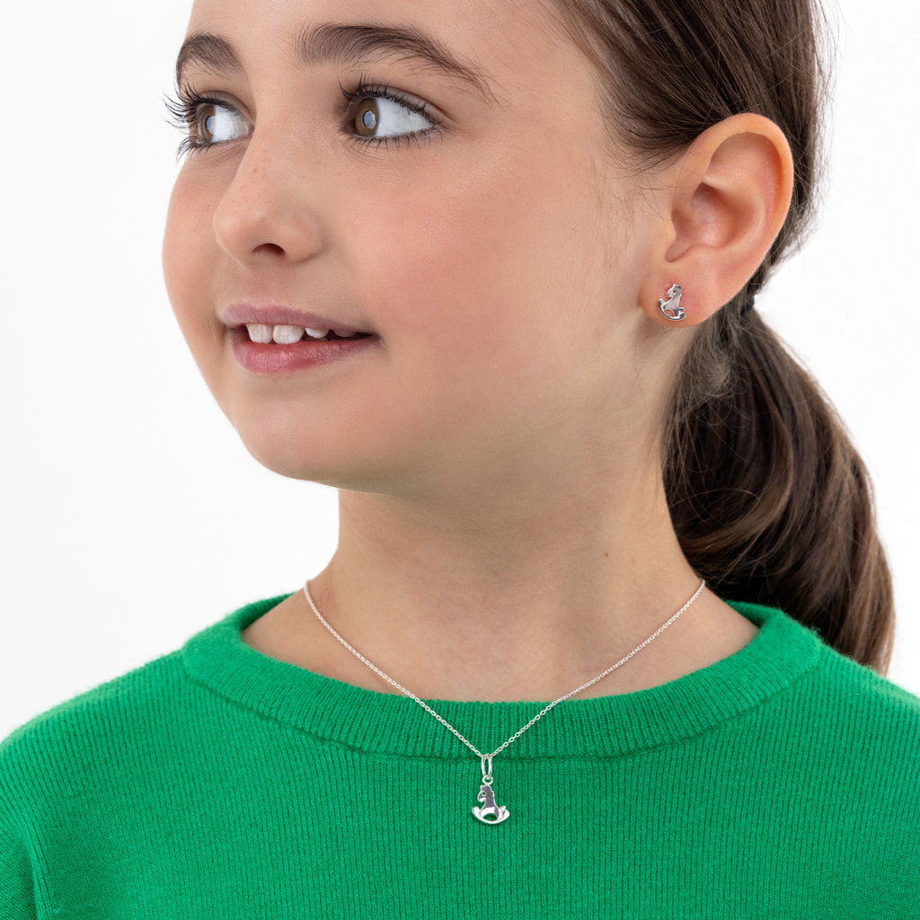 The Toy Horse Pendant - Sterling Silver