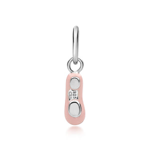 Pink Ballet shoe pendant - Girl's dancing jewellery