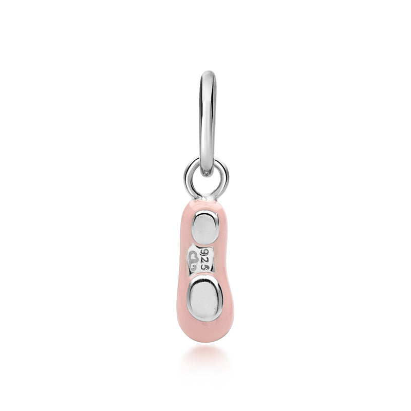 Pink Ballet shoe pendant - Girl's dancing jewellery