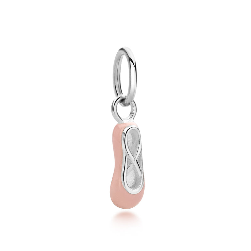 Pink Ballet Slipper Pendant for Children's and Teens. 