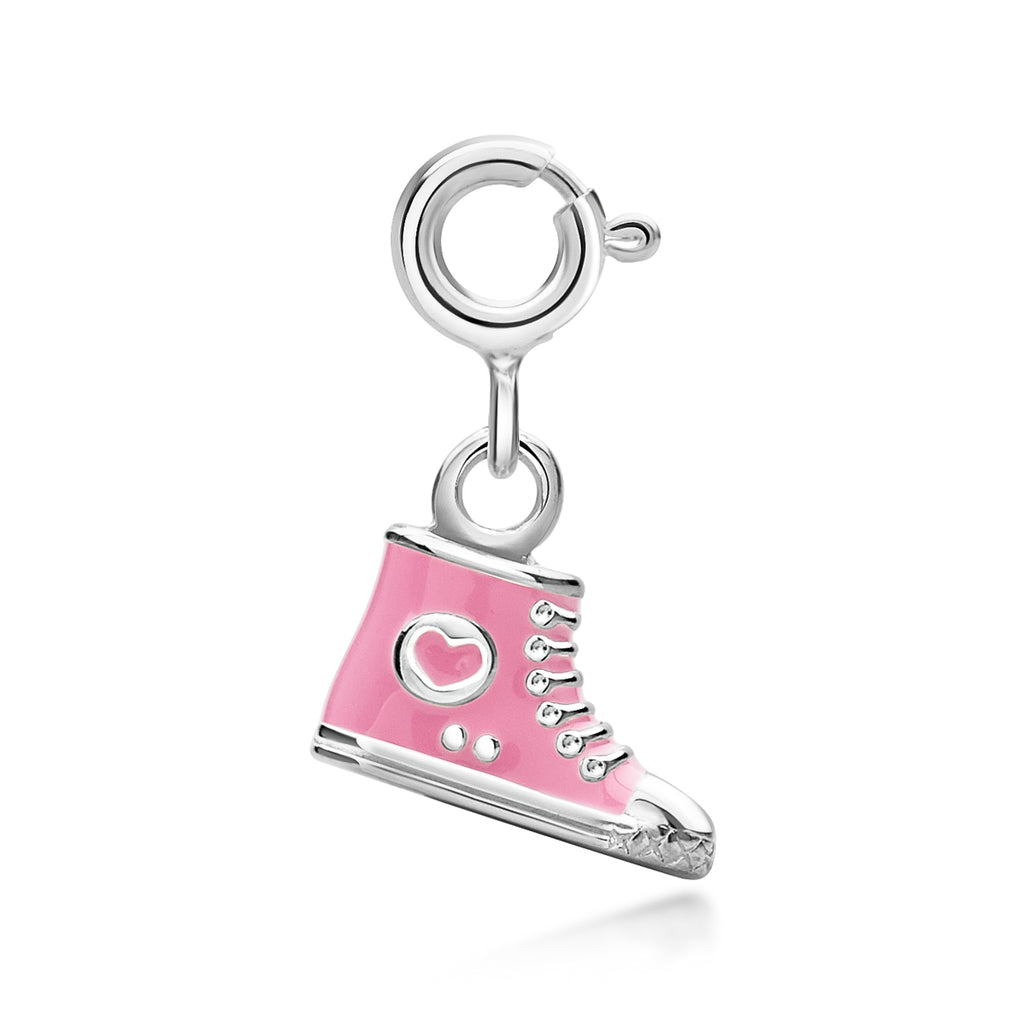 Children's High-Top Shoe Pink Charm
