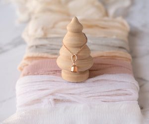Twinkle Bell Pendant & Children's Necklace - Rose Gold