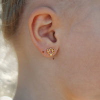 Gold Children's Earrings - Angel Earrings