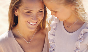Teen Three of Puff Hearts Necklace