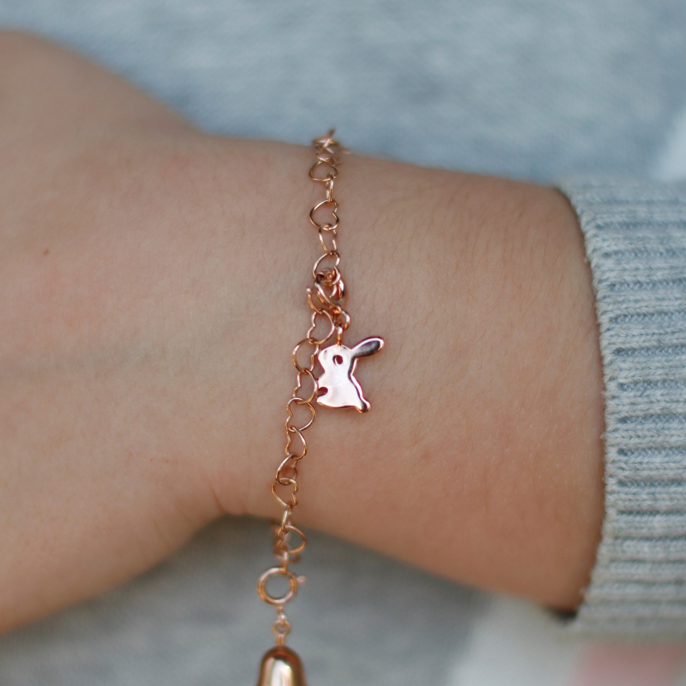 Bunny hotsell charm bracelet
