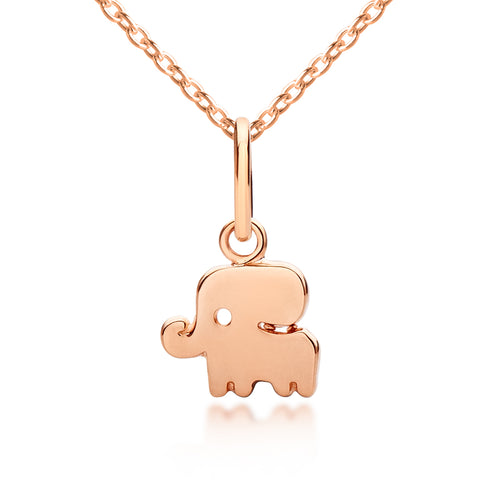 Baby elephant new arrivals necklace
