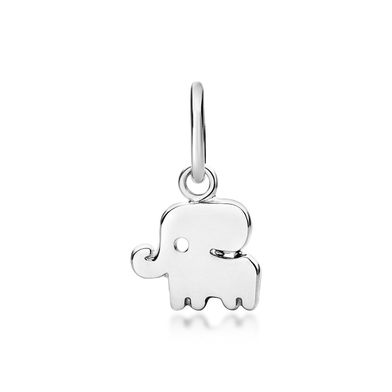 children's Lucky Elephant Pendant - sterling Silver