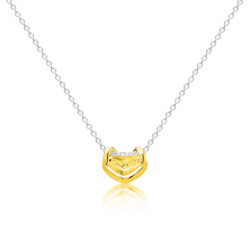 14K Yellow Gold Puff Heart Pendant Necklace – Precious Fine Jewelers