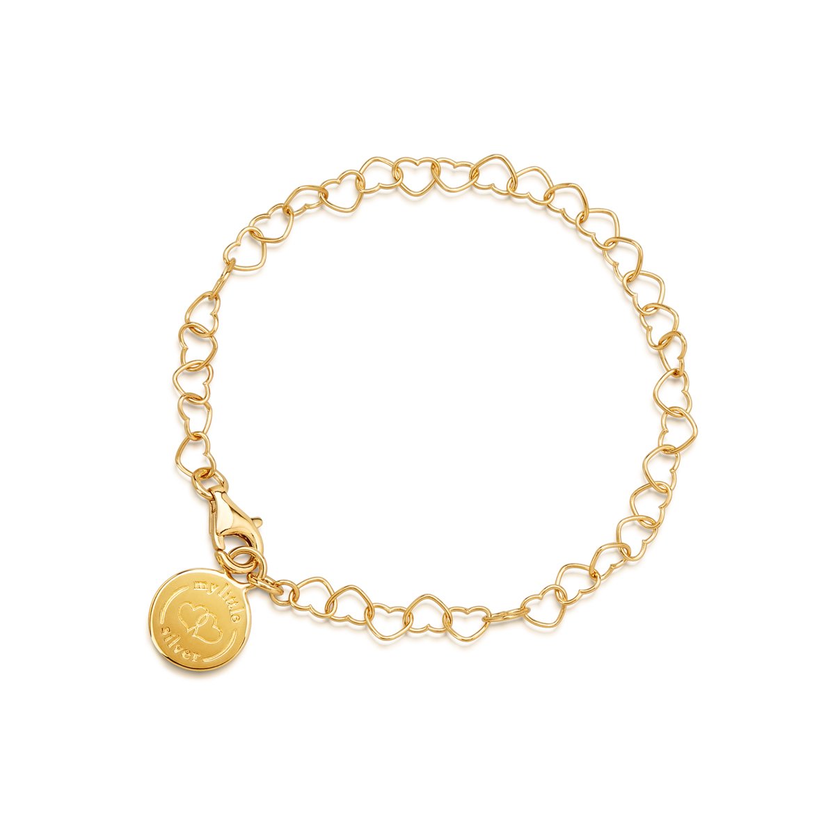 18 karat gold charm clearance bracelet
