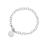 Sterling silver children's charm bracelet