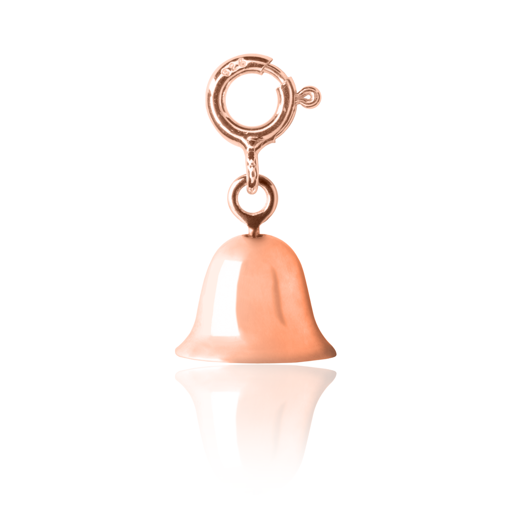 Children's Twinkle Bell Charm - Rose Gold