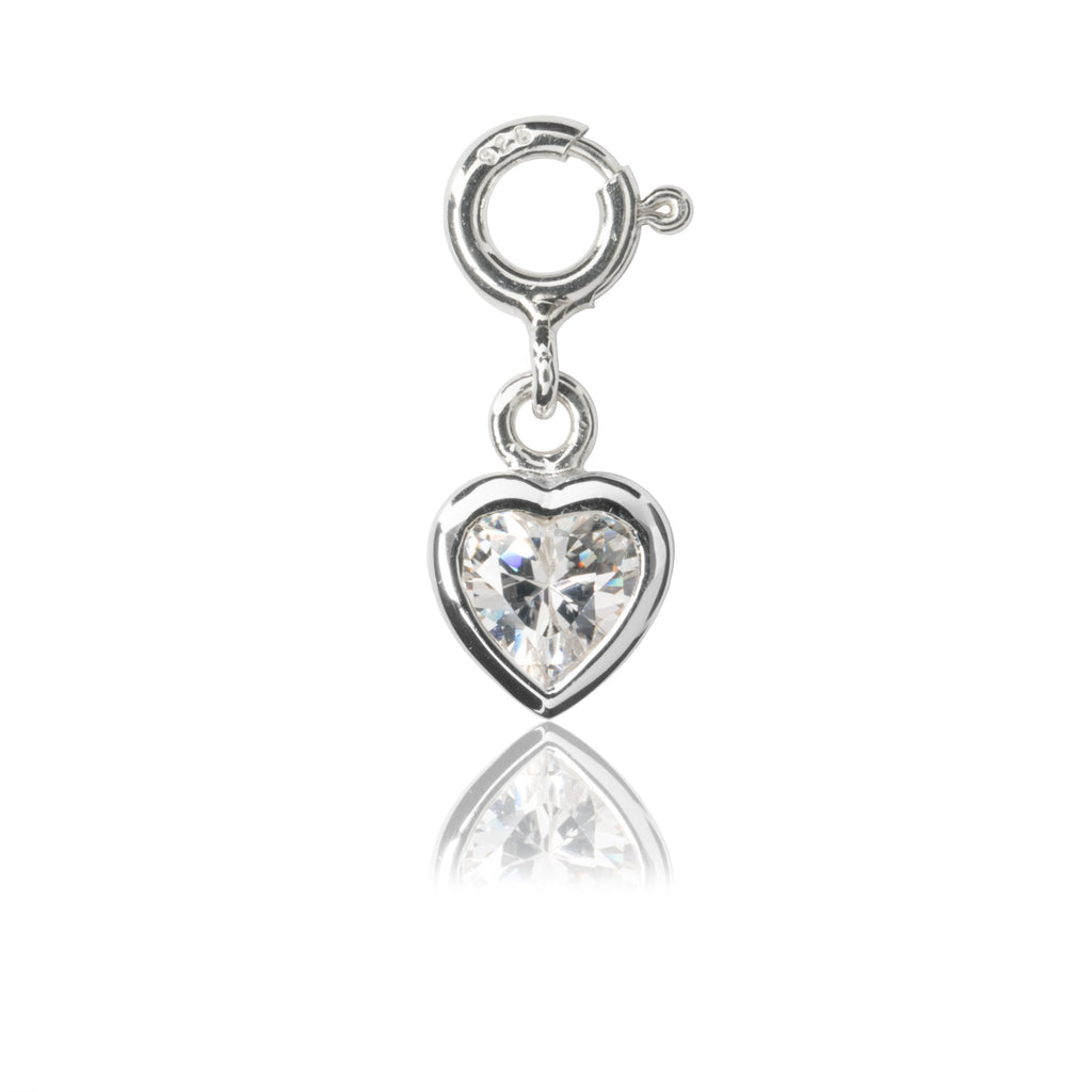 Children's Heart Charm - Sterling silver
