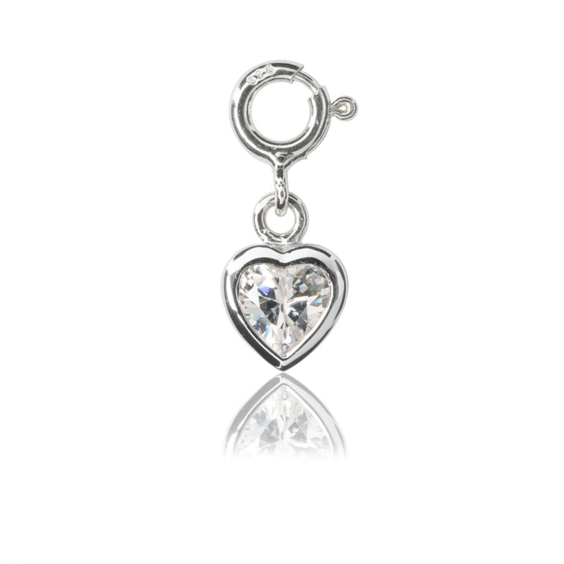 Children's Heart Charm - Sterling silver