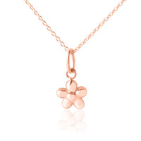 Children's Flower Pendant & Necklace - Rose Gold