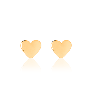 Children's Heart Earrings - Kid's Gold Jewellery