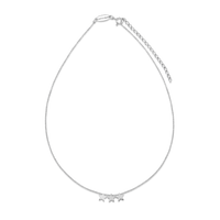 Three Floating Stars Necklace - Sterling Silver