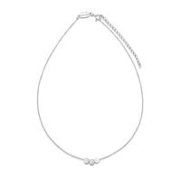 Three Floating Circles Necklace - Sterling Silver