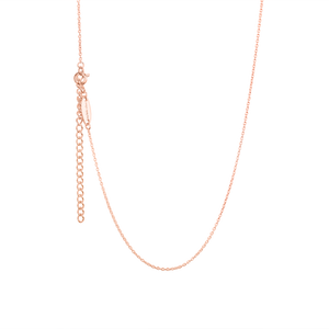 Rose Gold Children's Adjustable Necklace & Pendant