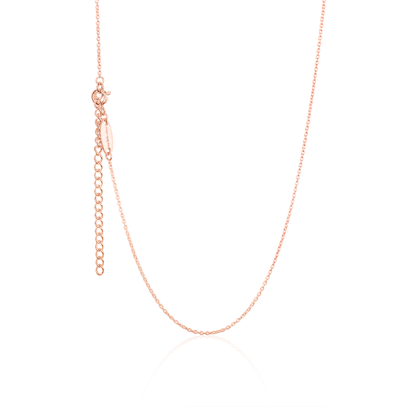 Children's Rose Gold adjustable teddy necklace