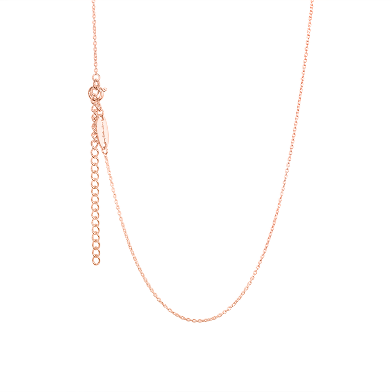 Rose Gold Children's Adjustable Necklace & Pendant