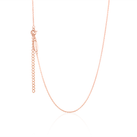 Children's adjustable necklace in rose gold