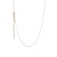 Adjustable three-toned heart necklace - My Little Silver