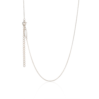 Adjustable sterling silver children's necklace