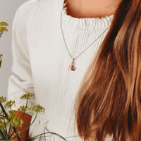 Twinning Dice Pendant & Children's Necklace - Rose Gold