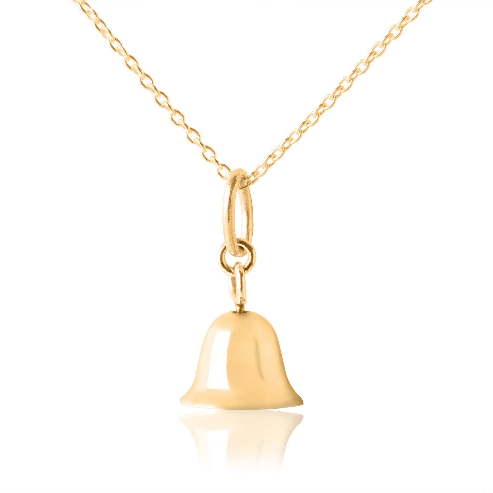 Twinkle Bell Pendant Yellow Gold