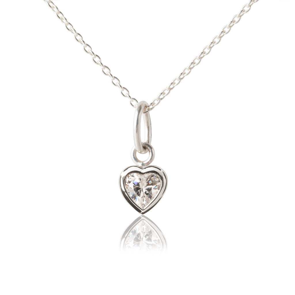 Children's Heart Pendant in sterling silver