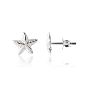 Kid's Star Earrings in sterling silver